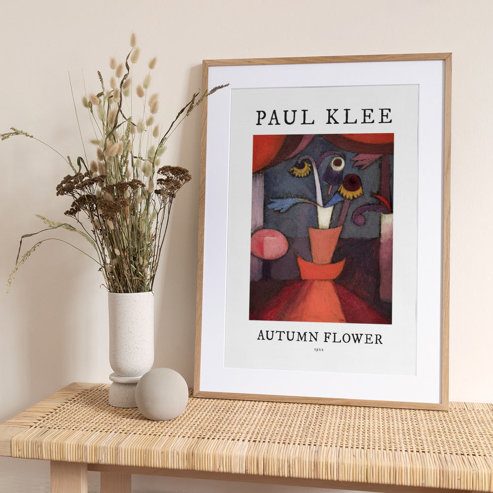 Autumn Flower 1922 - Art Print by Paul Klee