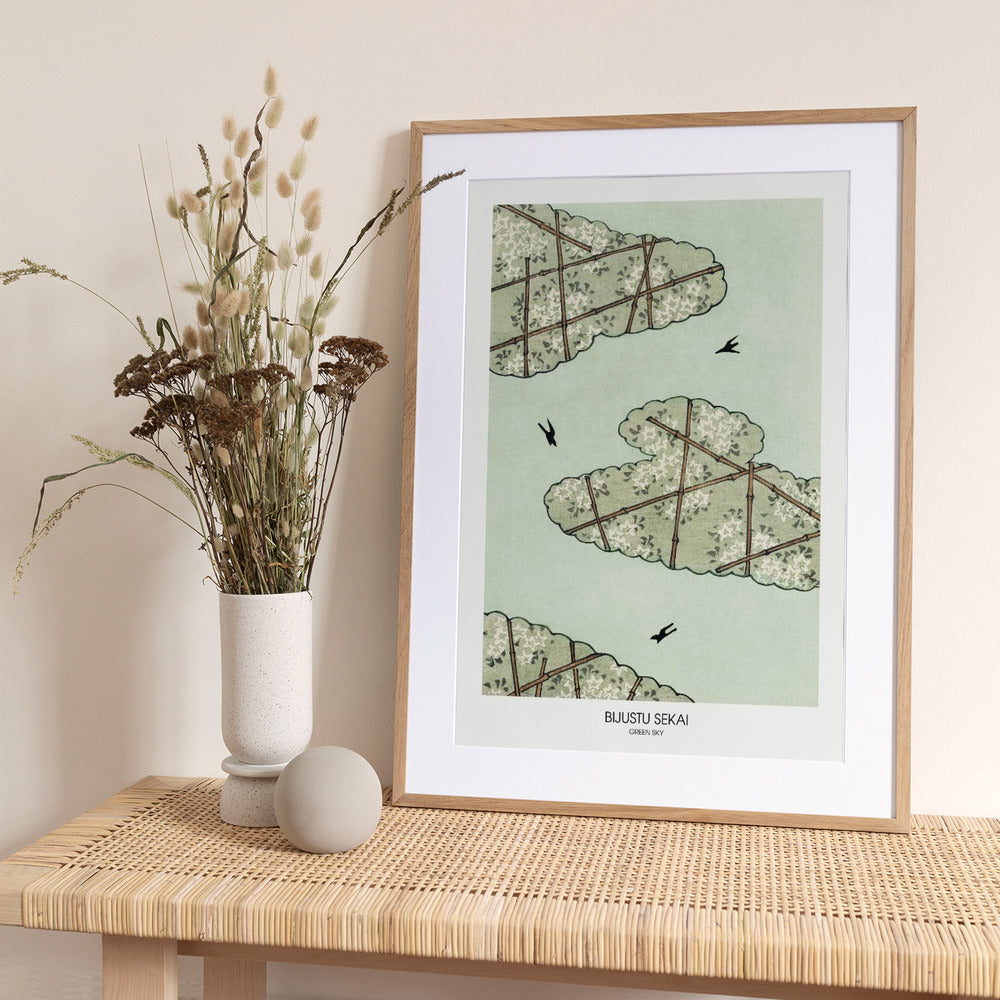 Green Sky - Art Print by Bijutsu Sekai