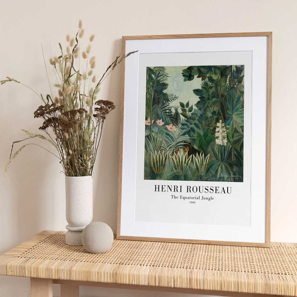 The Equatorial Jungle - Art Print by Henri Rousseau
