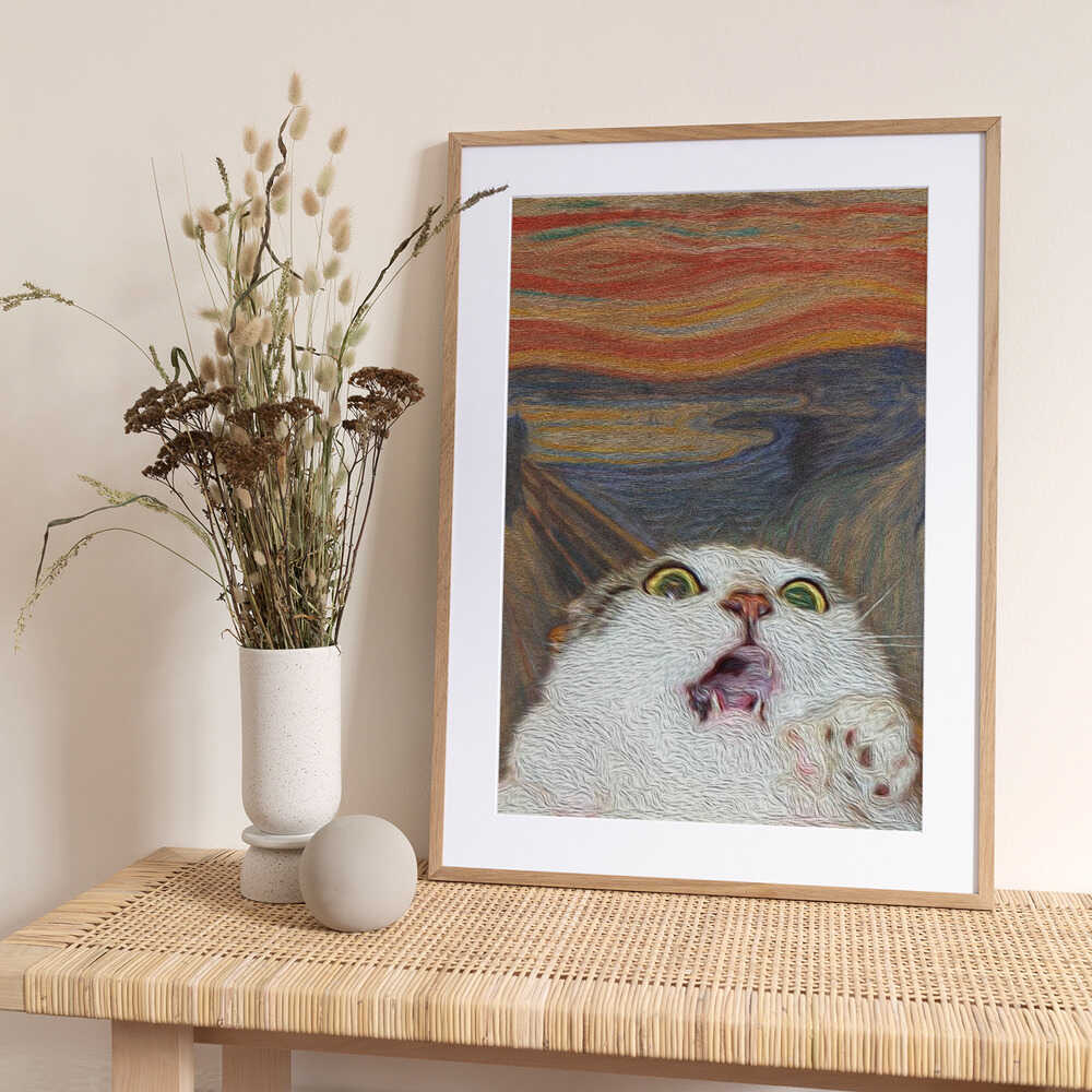 The Meow 01 - Art Print by Artelele