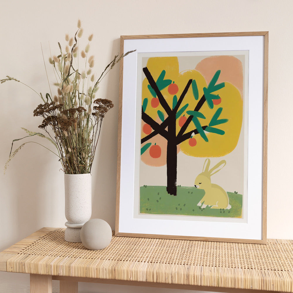 Dreaming Under Tree - Art Print by Treechild