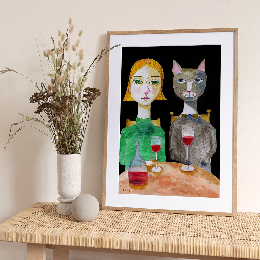 Best Friends - Art Print by Sharyn Bursic