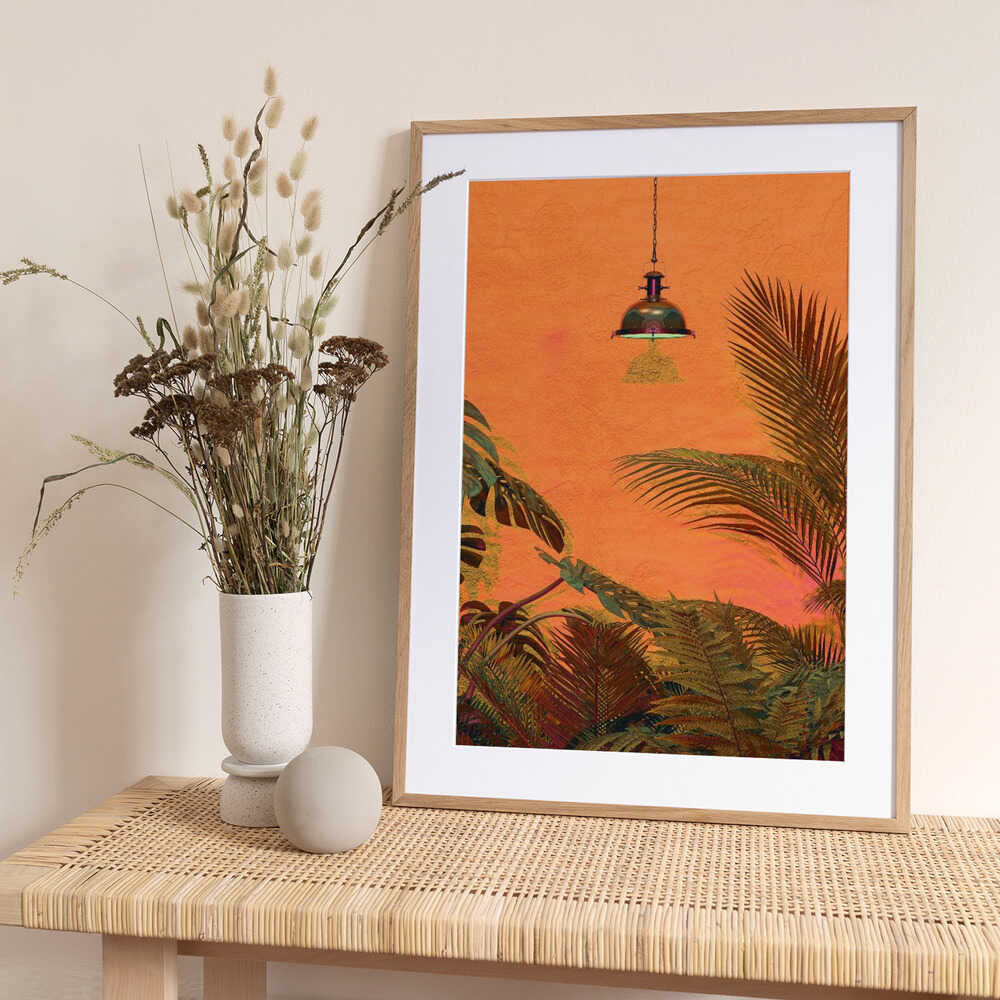 TROPICAL WALL - Art Print by CosmoZach