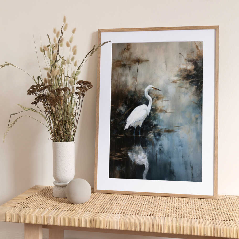 Serene Reflection - Art Print by Treechild