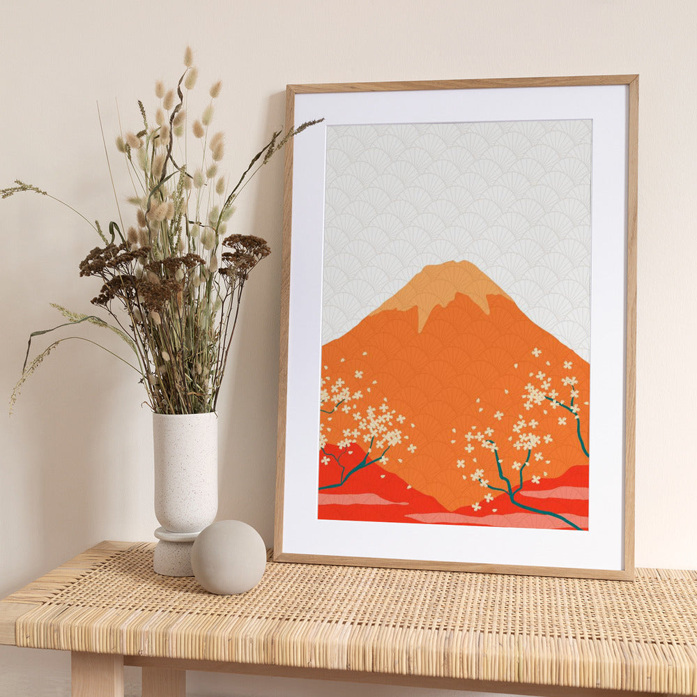Sakura Warmth - Art Print by Fadil Roze