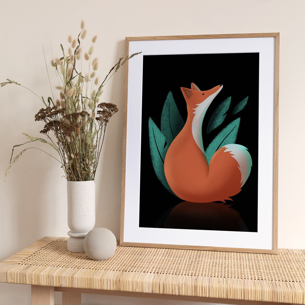 Foxy Trot - Art Print by Fadil Roze