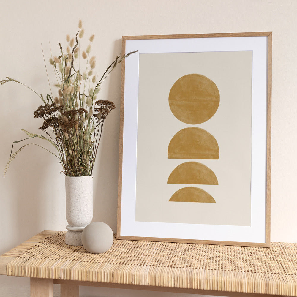 Golden Crescendos - Art Print by THE MIUUS STUDIO