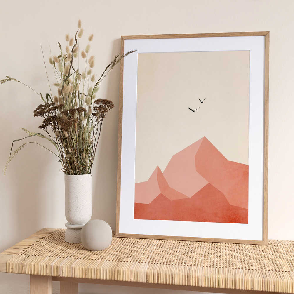 Zugspitze, Eins - Art Print by Kubistika