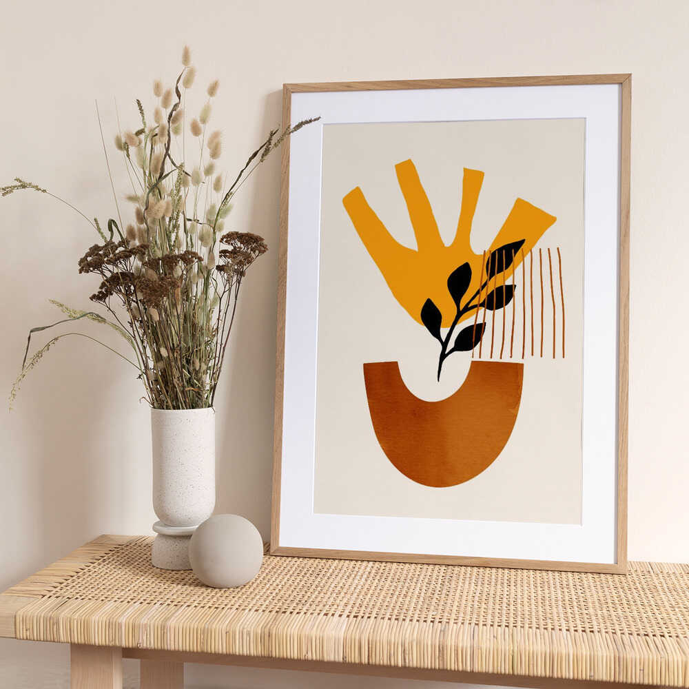 Sunshine Flower No.5 - Art Print by Kubistika