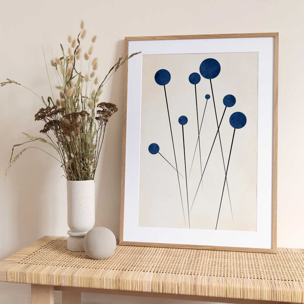Wild Blueberries - Art Print by Kubistika