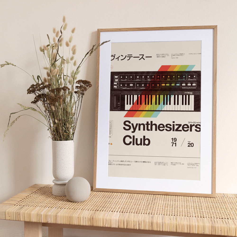 Synthe Club - Art Print by Florent Bodart