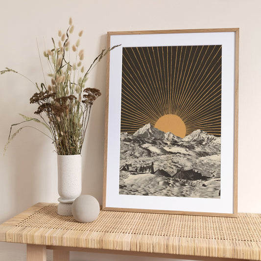 Mountainscape Nº6 - Art Print by Florent Bodart