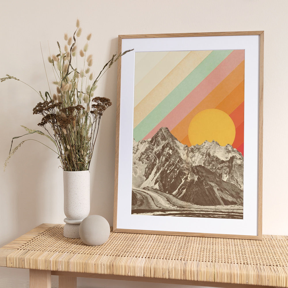 Mountainscape Nº1 - Art Print by Florent Bodart