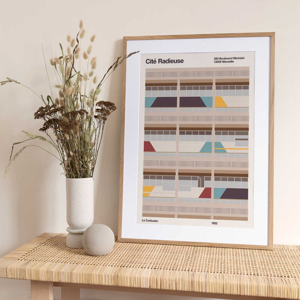 Cite Radieuse - Art Print by Florent Bodart Exhibition Poster