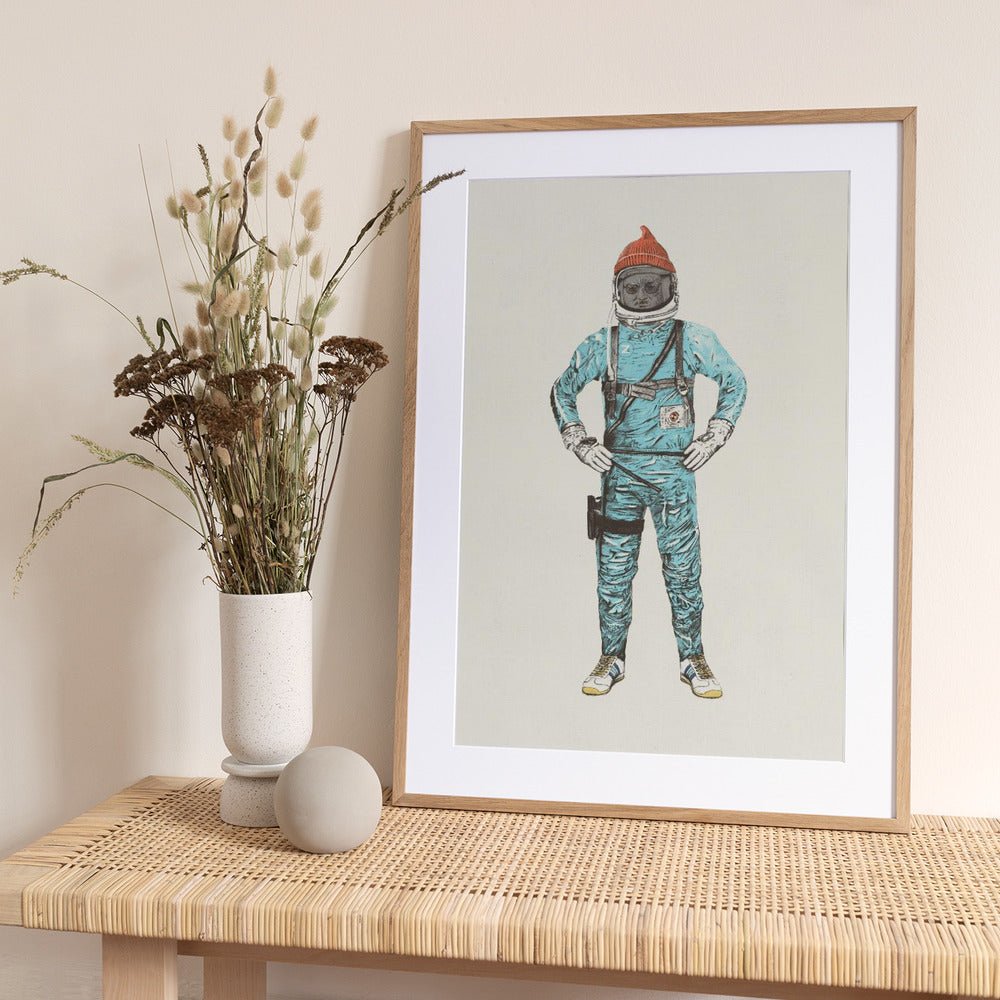 Zissou In Space - Art Print by Florent Bodart