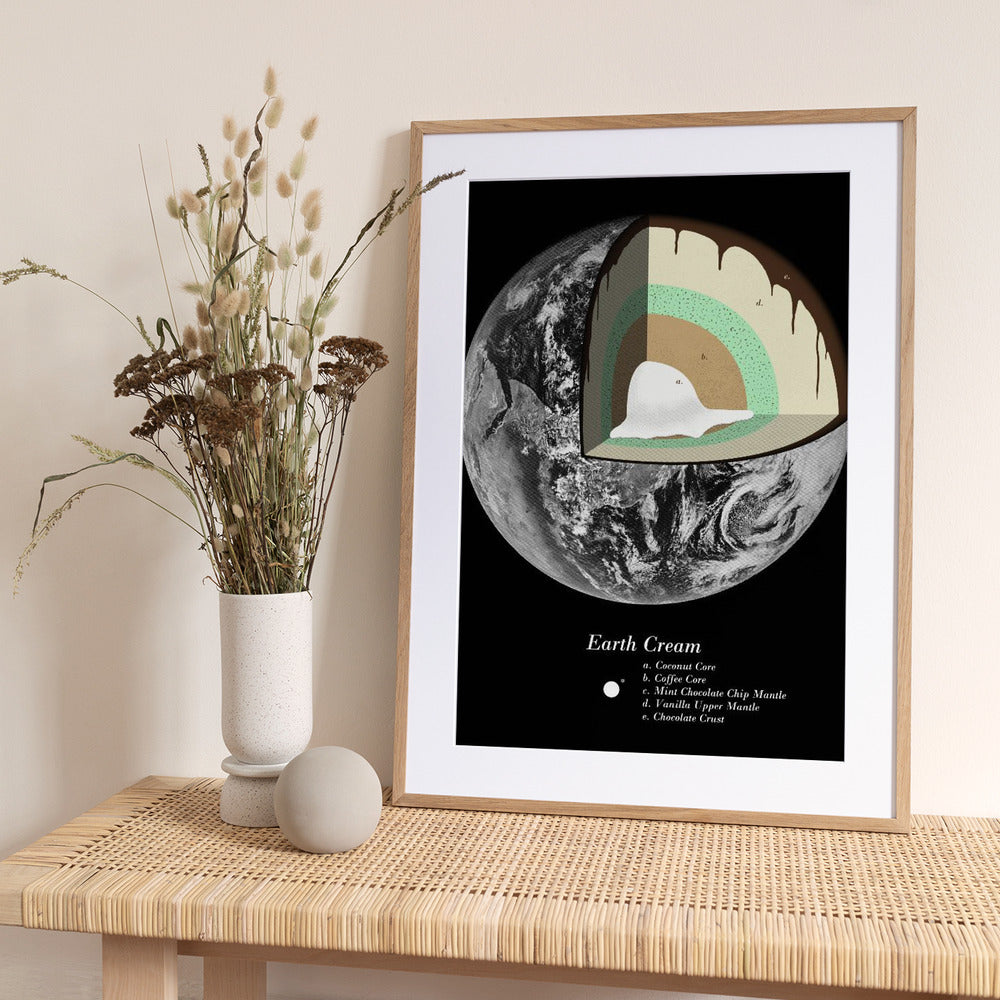 Sweet Earth - Art Print by Florent Bodart