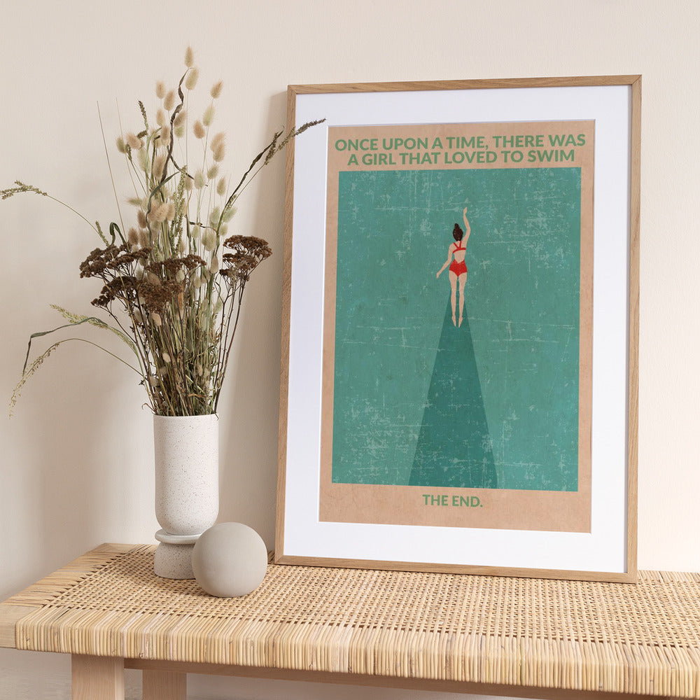 In the Open Water - Art Print by WallChart Art Studio