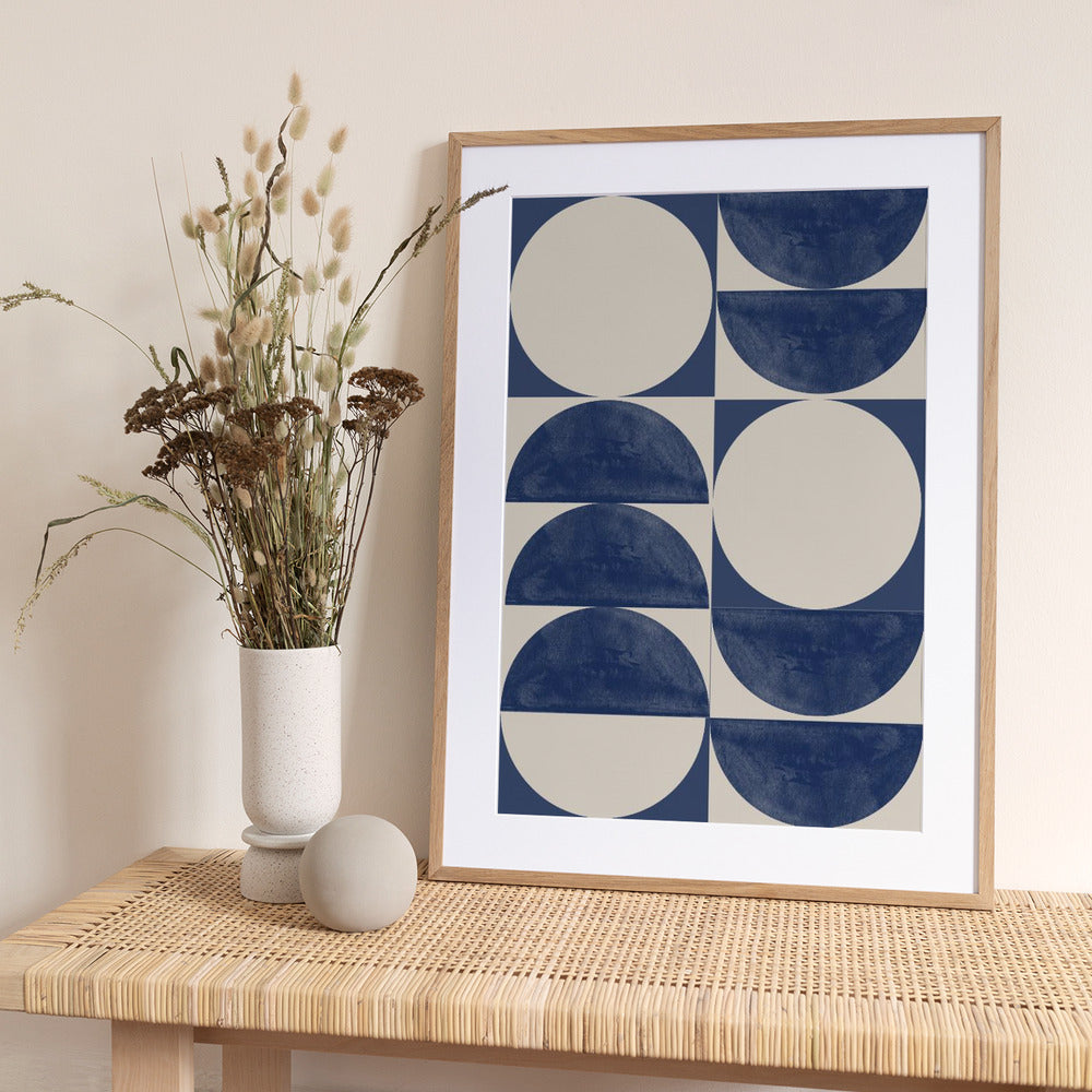 Geometric Harmony - Art Print by THE MIUUS STUDIO