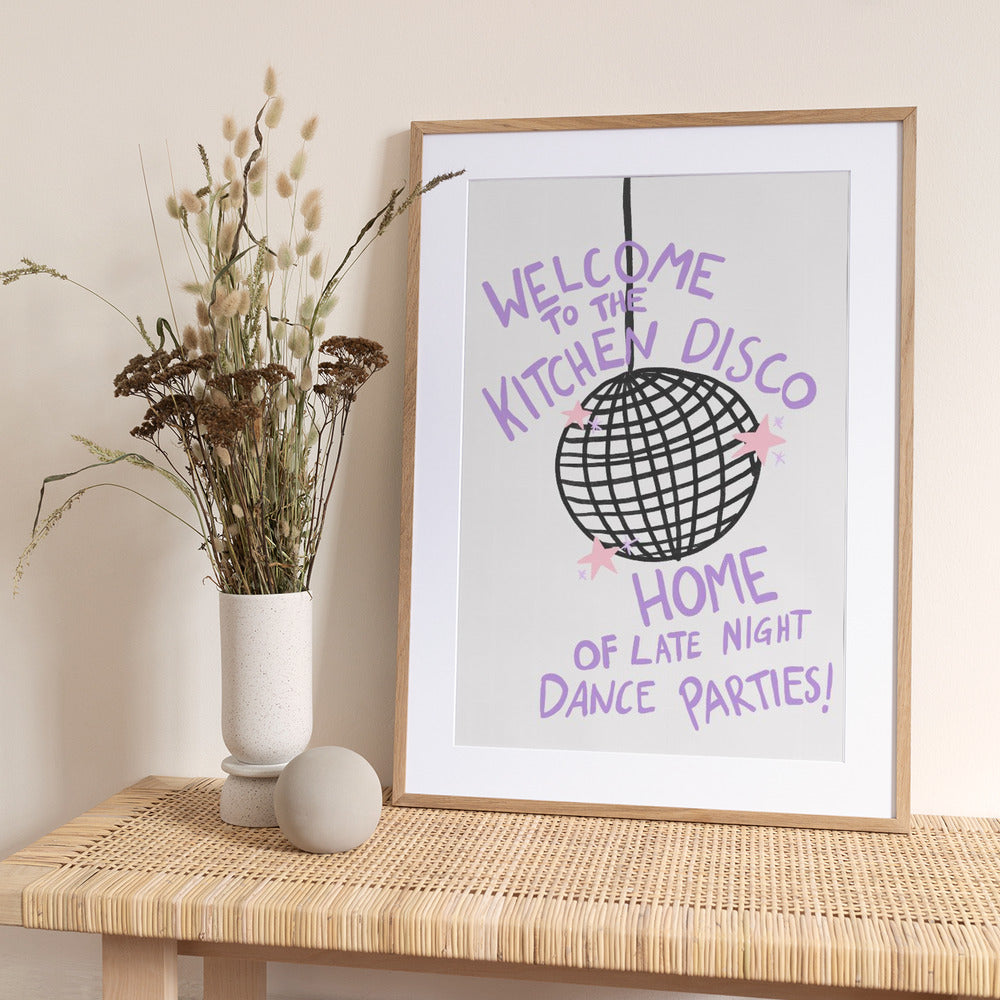 Kitchen Disco Vibes - Art Print by Athene Fritsch