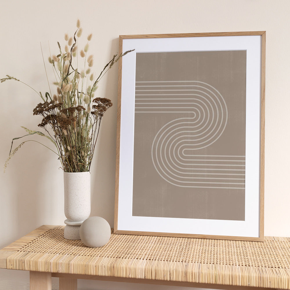 Curved Pathway - Art Print by THE MIUUS STUDIO