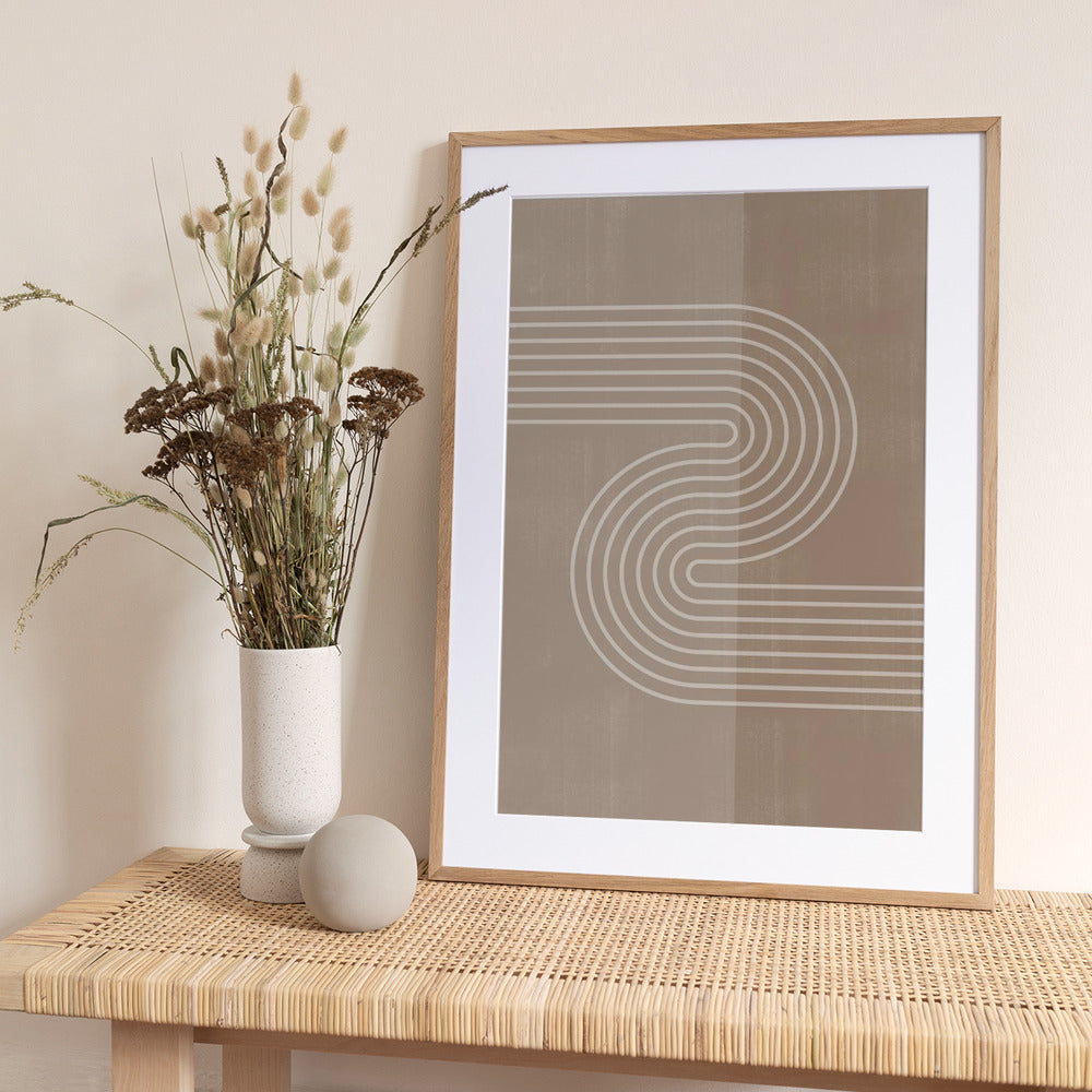 Curved Pathway - Art Print by THE MIUUS STUDIO