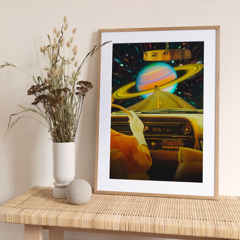 Saturn Commute - Art Print by Taudalpoi