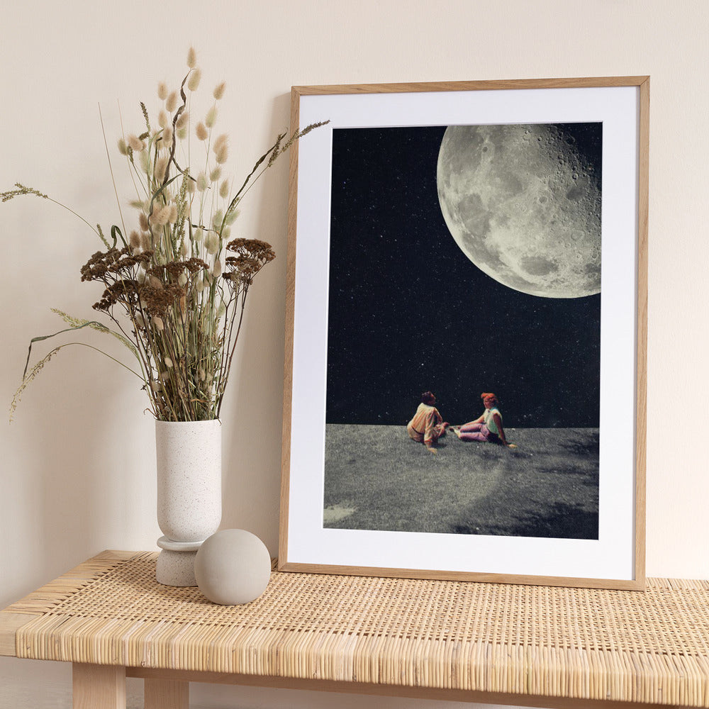 I Gave You the Moon for a Smile - Art Print by Frank Moth