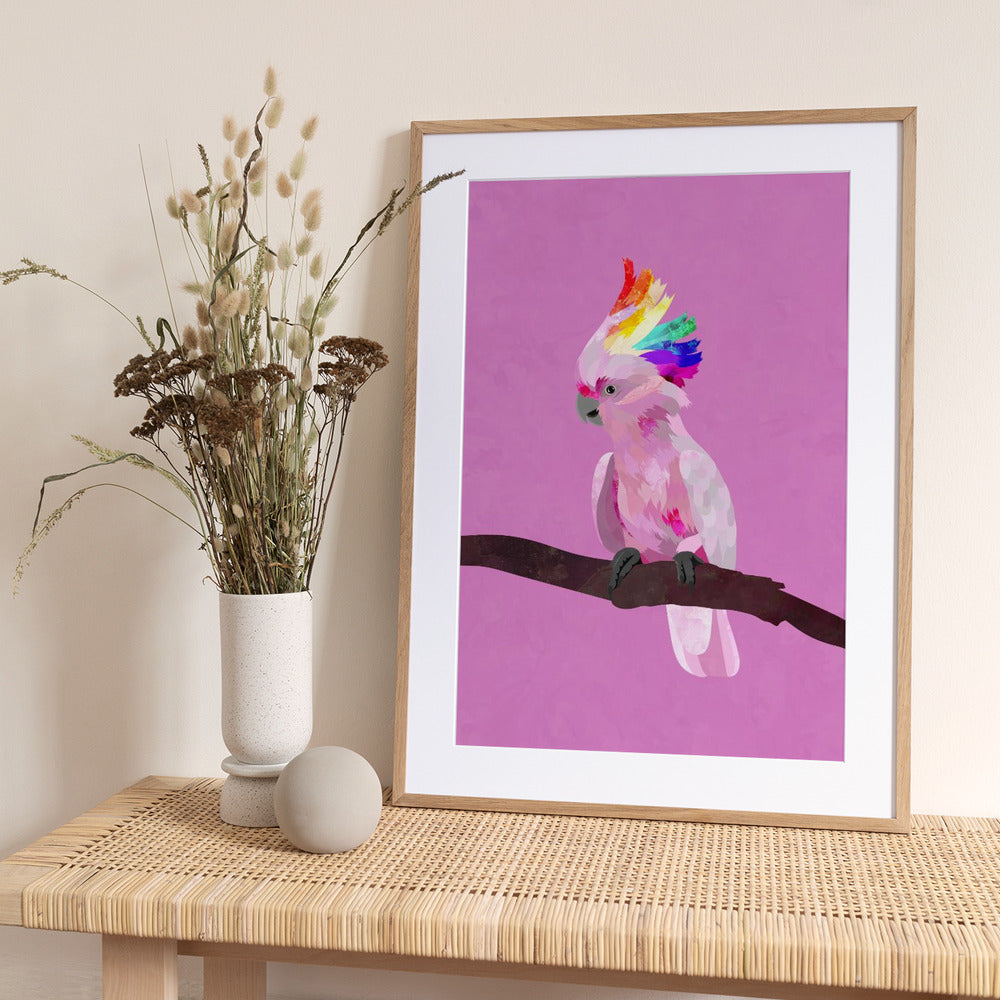 Pride Galah - Art Print by Sarah Manovski