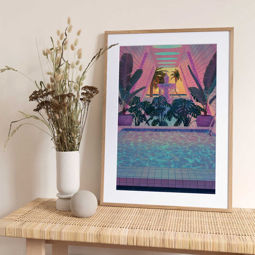 VaporPool - Art Print by CosmoZach