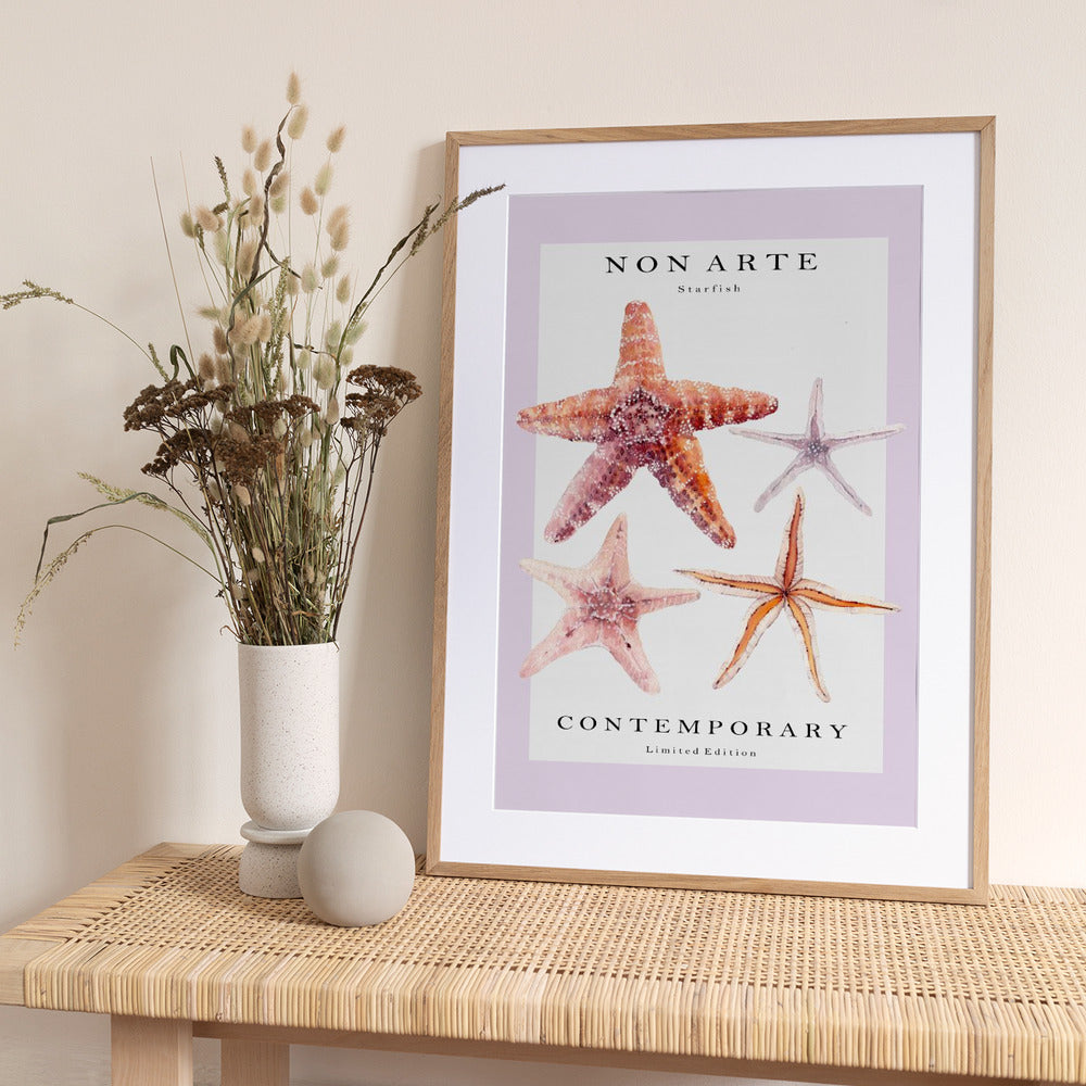 Non Arte Starfish - Art Print by Rikke Løndager Boisen