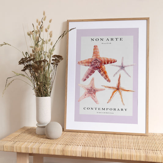 Non Arte Starfish - Art Print by Rikke Løndager Boisen
