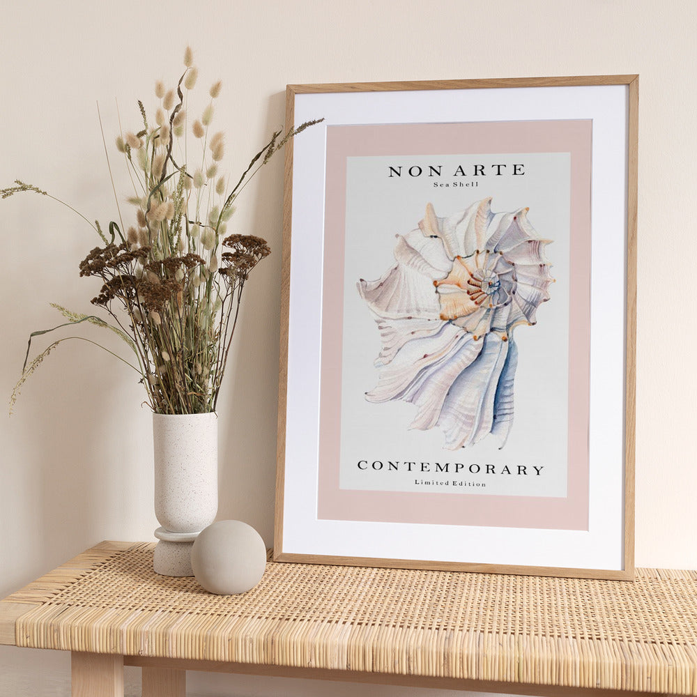 Non Arte Sea Shell no.1 - Art Print by Rikke Løndager Boisen