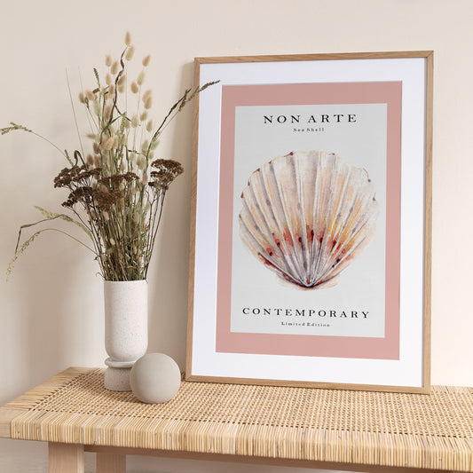 Non Arte Sea Shell no.2 - Art Print by Rikke Løndager Boisen