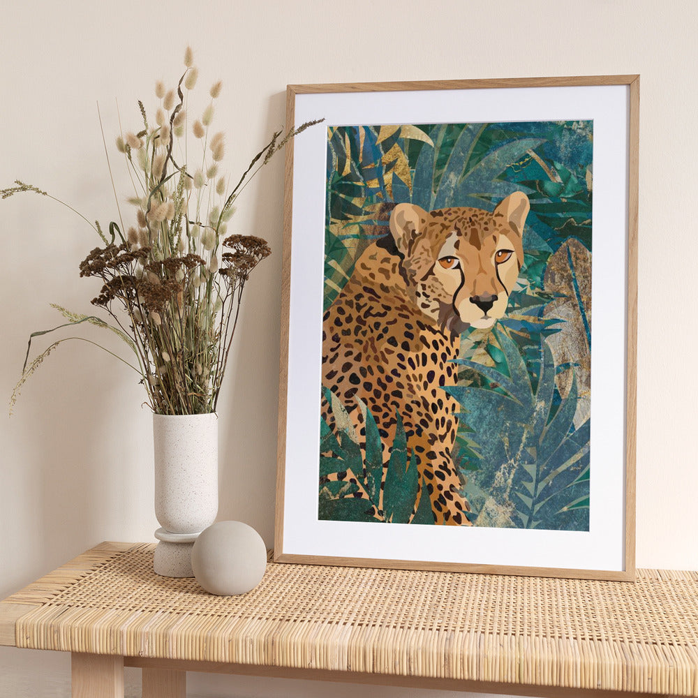 Cheetah In the Jungle 2 - Art Print by Sarah Manovski
