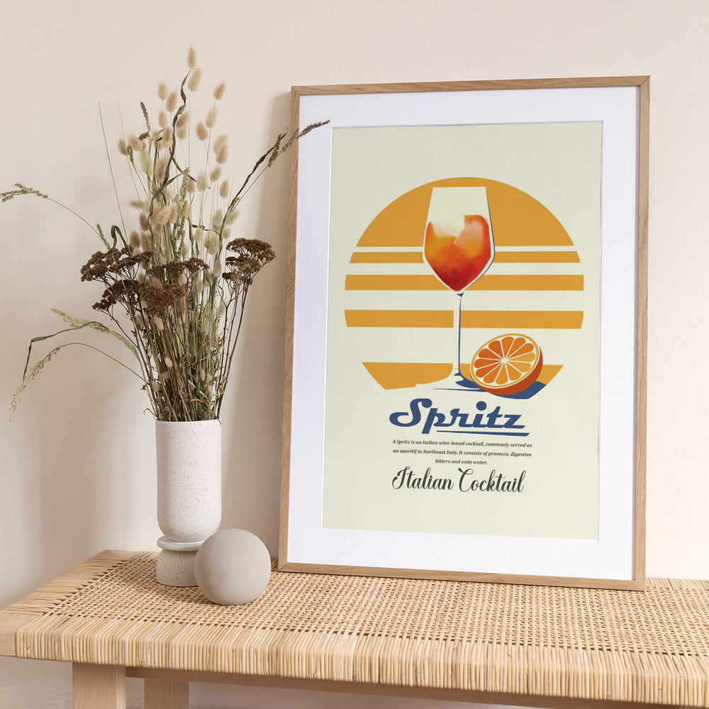 Spritz summer print - Art Print by Dion Gem