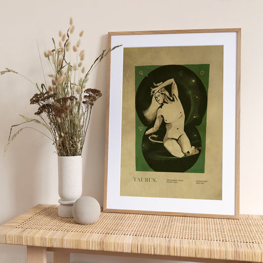 Taurus print - Art Print by Dion Gem