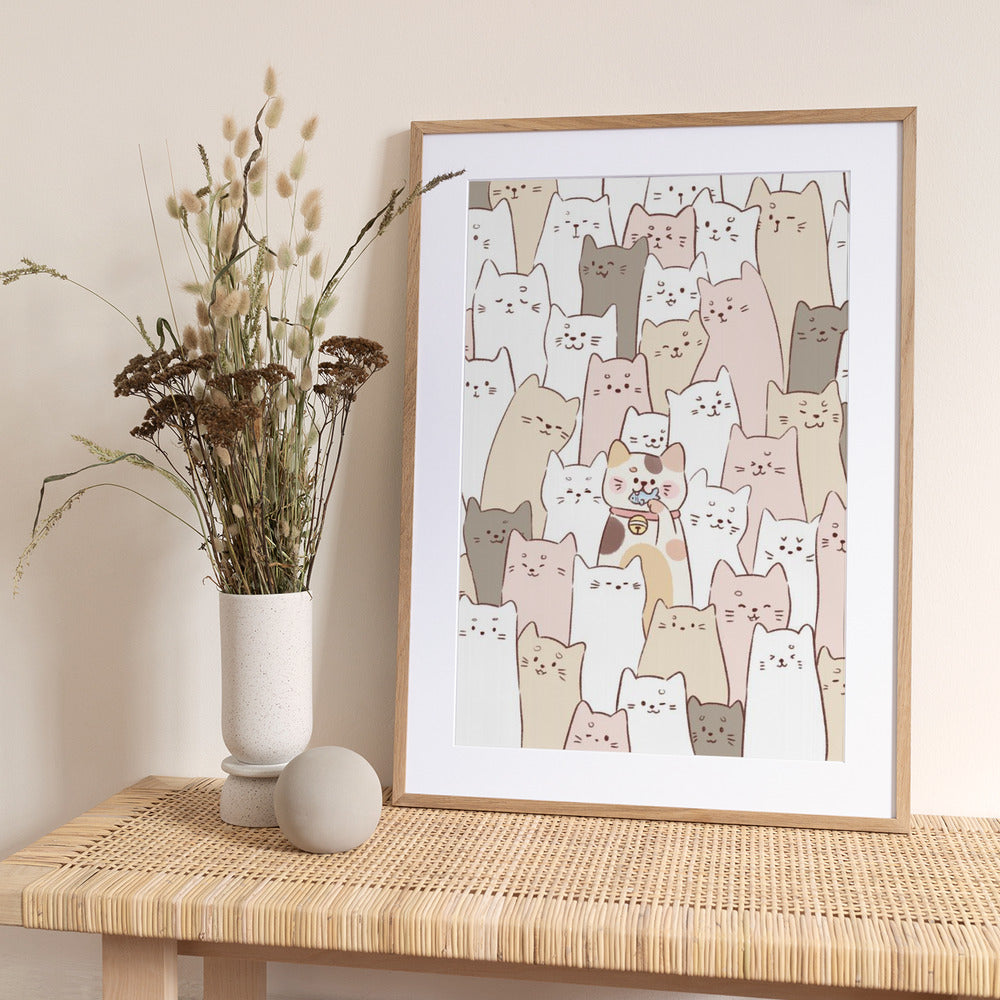 Cute Kitten - Art Print by Xuan Thai