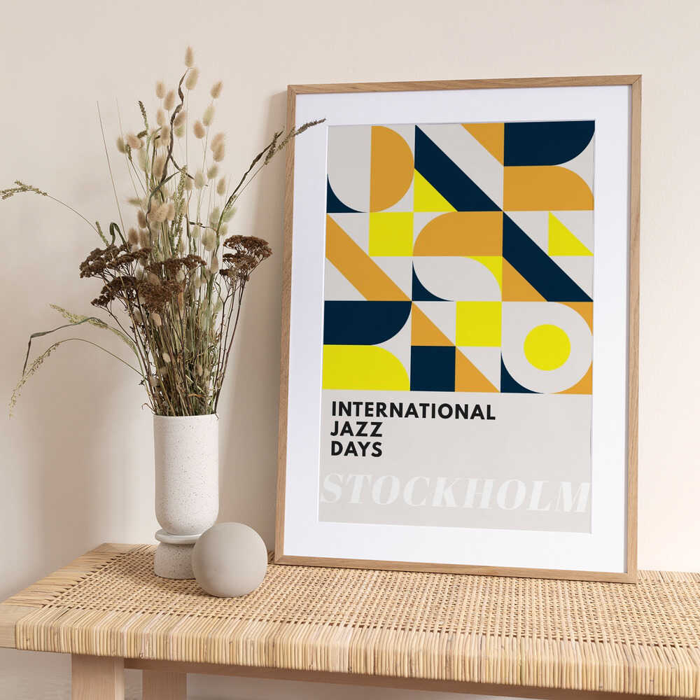 Jazz Days Stockholm - Art Print by Kubistika