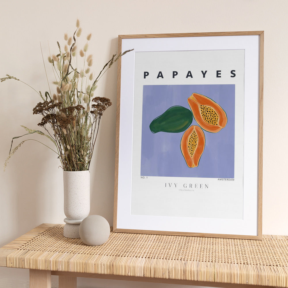 Papayes - Art Print by Ivy Green Illustrations