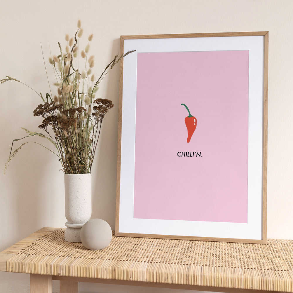 Chilli'n - Art Print by Aislinn Simmonds