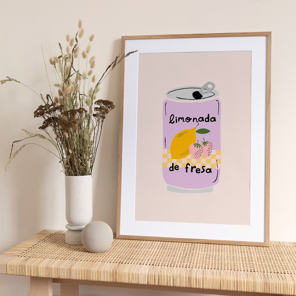 Strawberry Lemonade - Art Print by Aislinn Simmonds