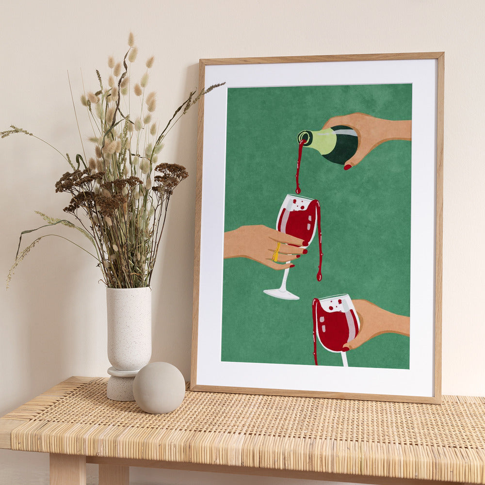 Cheers Girls - Art Print by Raissa Oltmanns