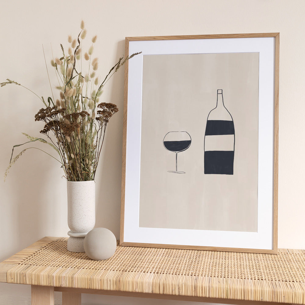 Wine - Art Print by Ivy Green Illustrations