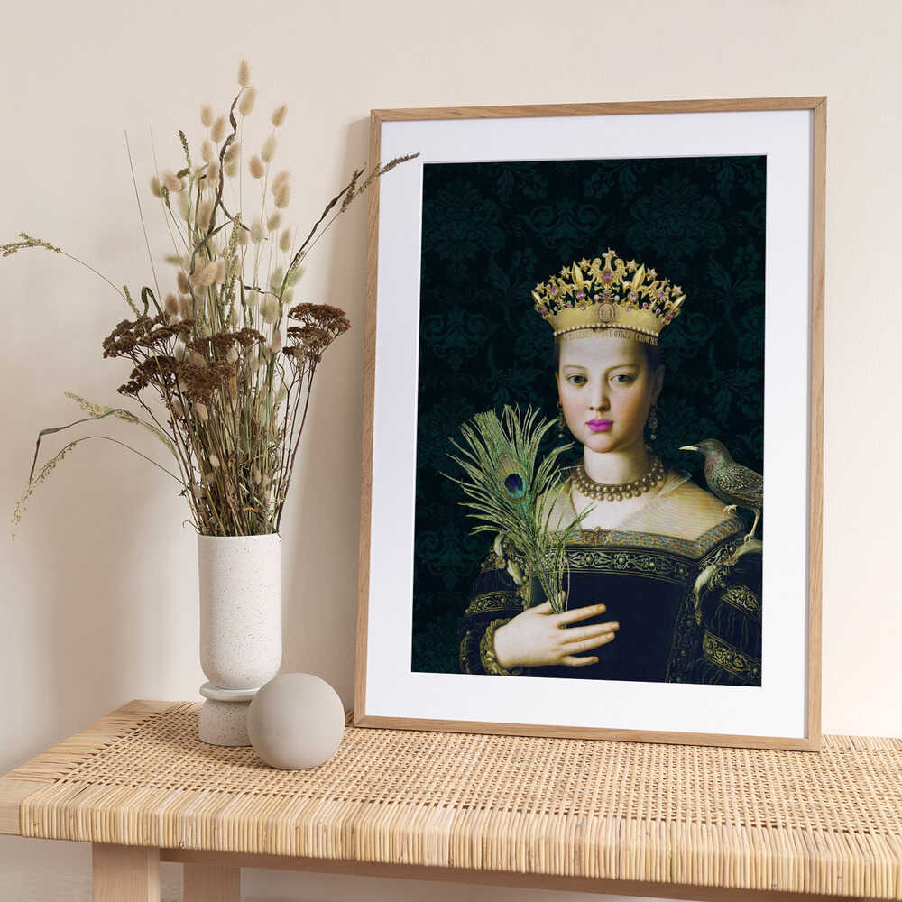 Real Queen Crown - Art Print by Andrea Haase