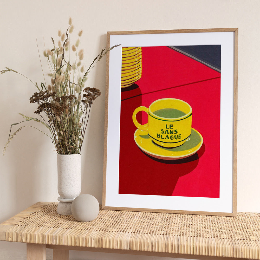 Le Sans Blague - Art Print by Studio Mandariini
