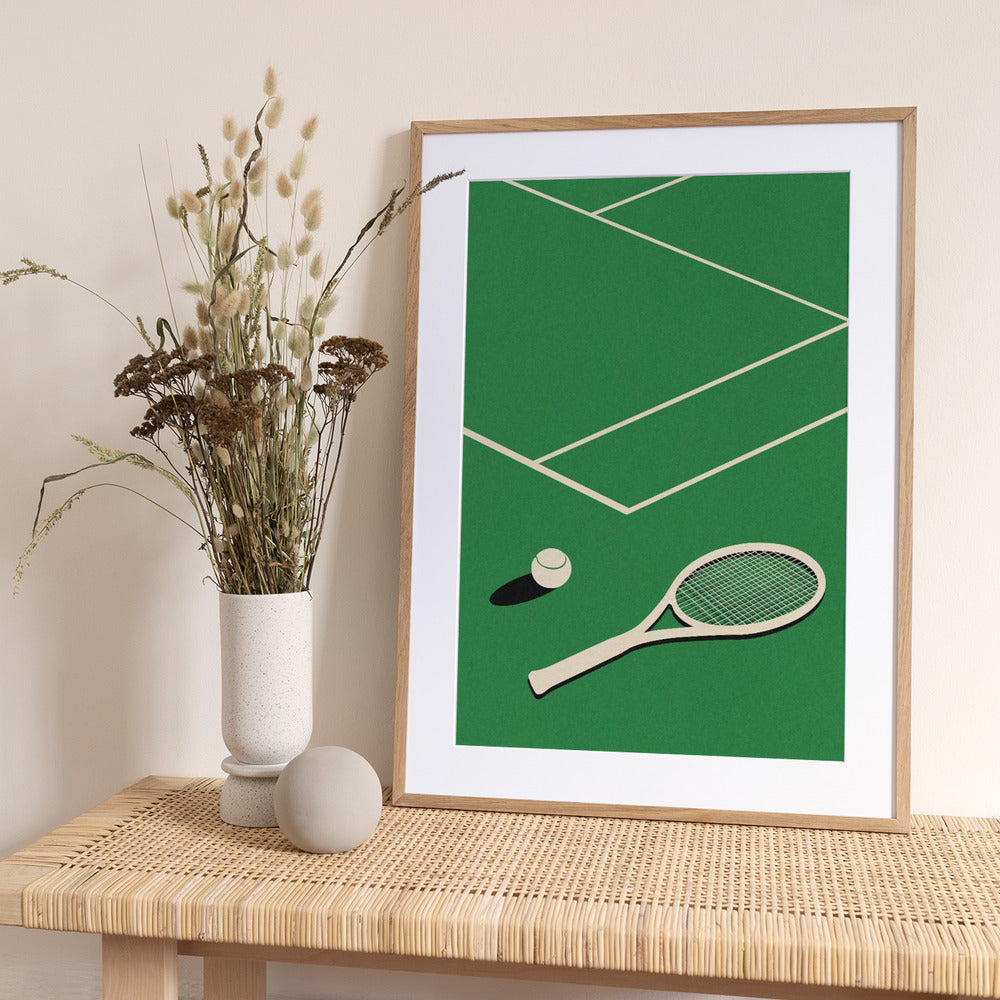 Rosi Feist Lawn Tennis Club - Art Print by Rosi Feist