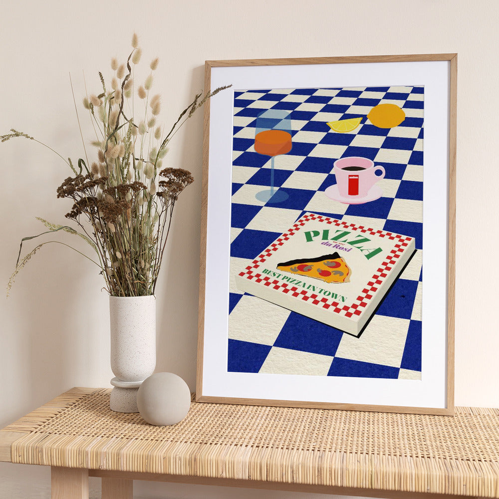 The Italian Menu - Art Print by Rosi Feist