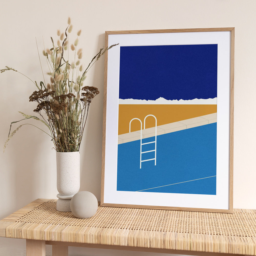 Desert Pool - Art Print by Rosi Feist