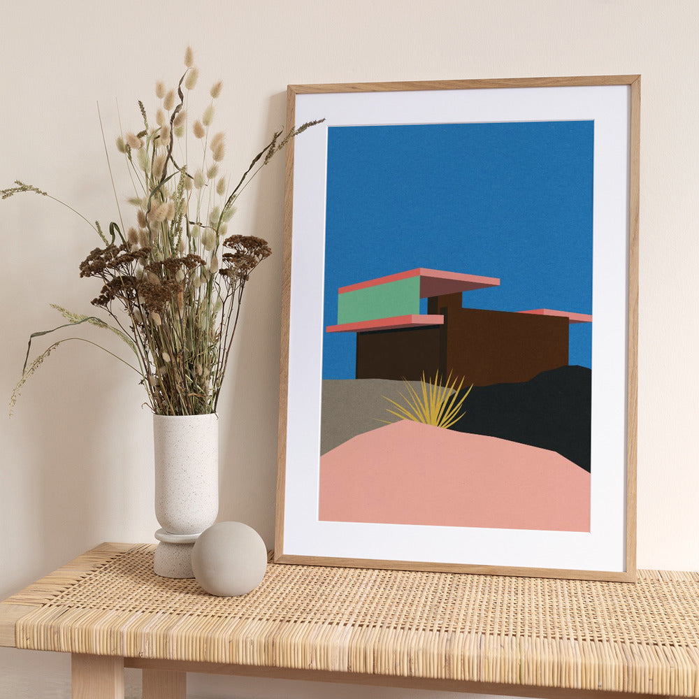 Kaufmann Desert House - Art Print by Rosi Feist