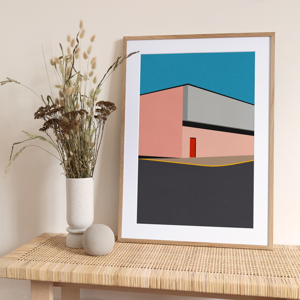 Warehouse Illustration - Art Print by Rosi Feist